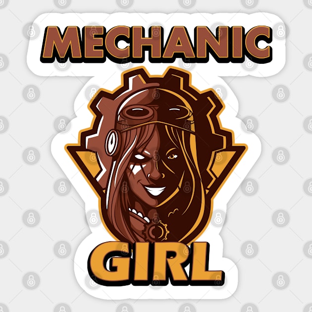 Mechanic Girl! Sticker by Johan13